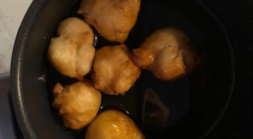 Боккончини ди пицца фритта: шаг 4