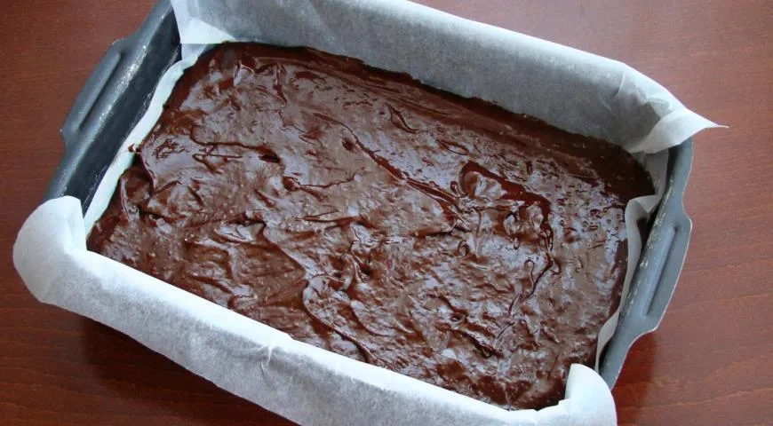 Брауни с заварным кремом и инжиром: шаг 4