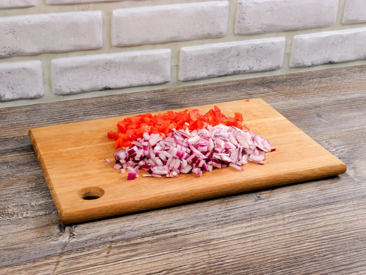 Шаг 4: Брускетта с ветчиной и сыром