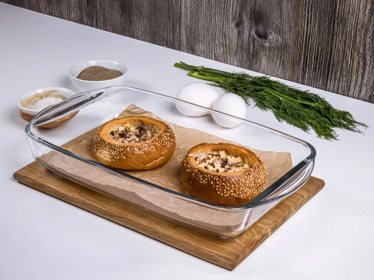 Шаг 4: Булочки на завтрак с яйцом, сыром и грибами