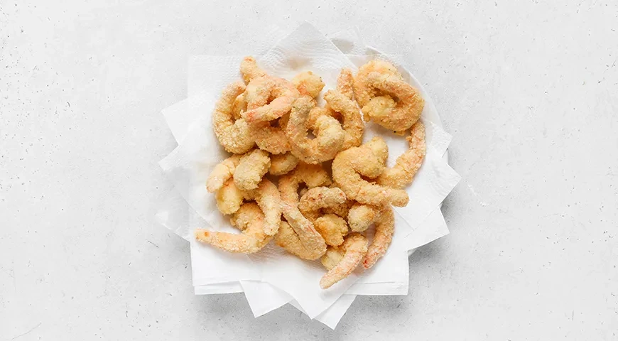 Цезарь-ролл с креветками: шаг 4