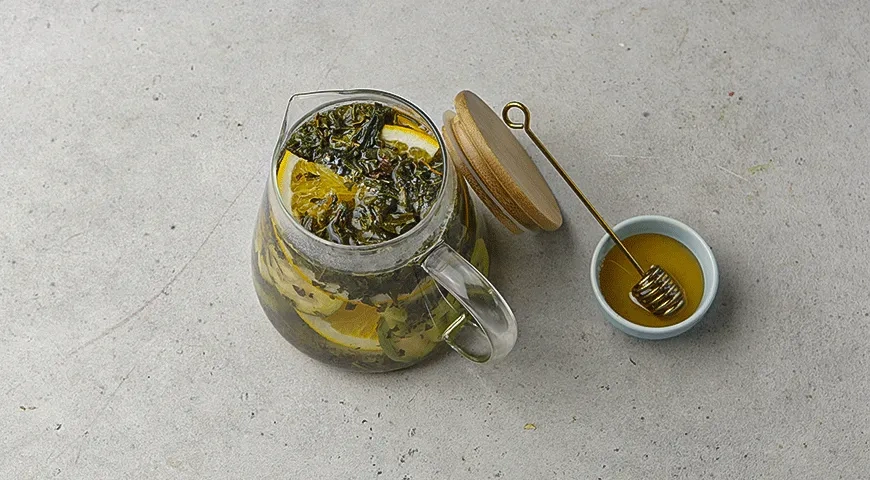 Чай с фейхоа и киви: шаг 4