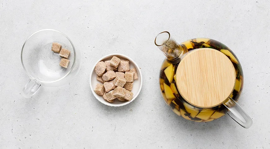 Чай с манго: шаг 4