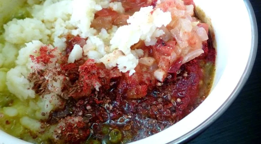 Чотпоти или горох по-бенгальски: шаг 4