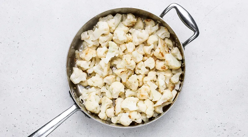 Цветная капуста в сметанном соусе: шаг 4