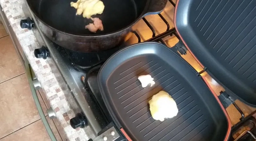 Цыпленок тапака и цыпленок Шкмерули: шаг 4