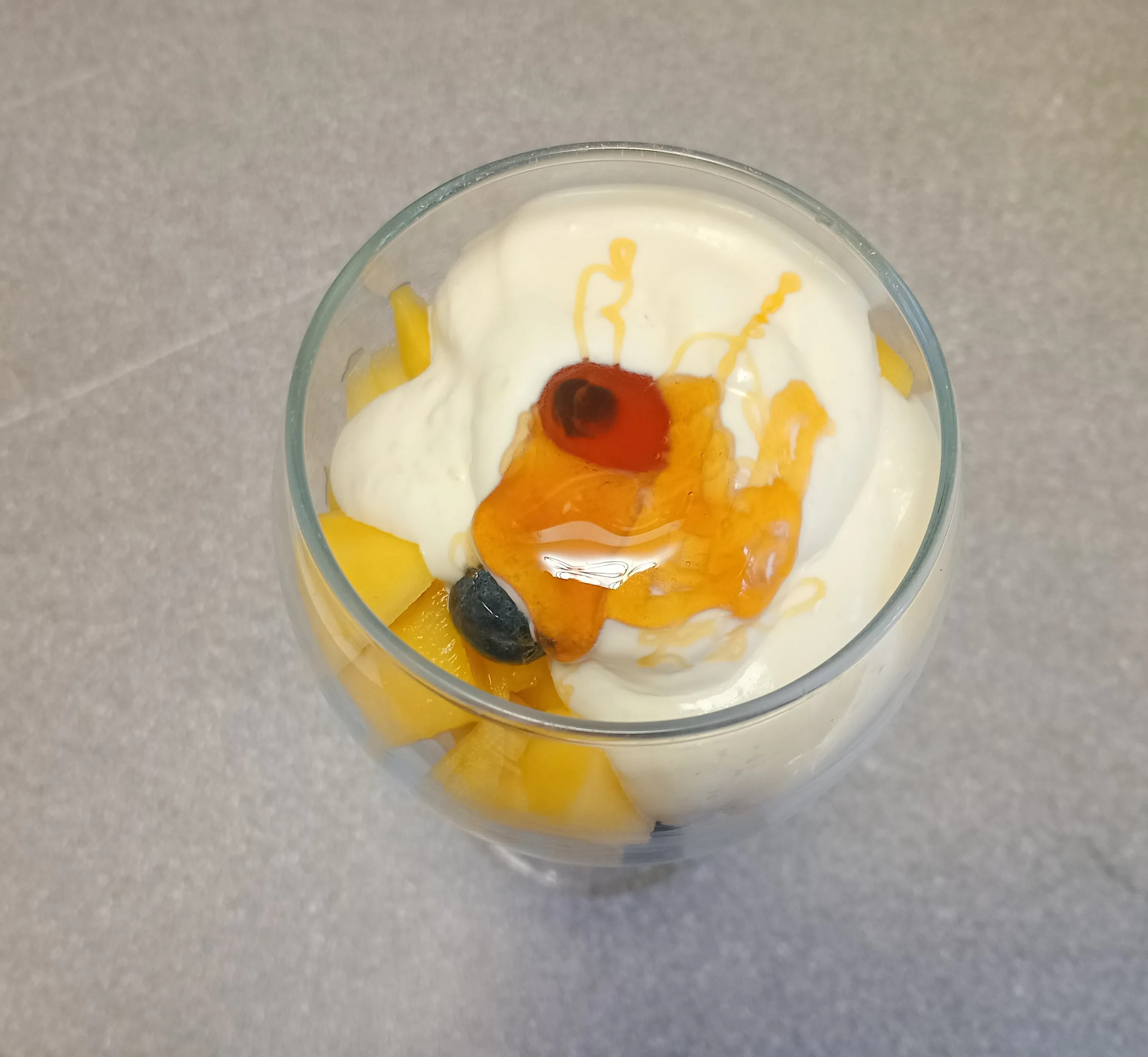 Десерт с манго и взбитыми сливками: шаг 4