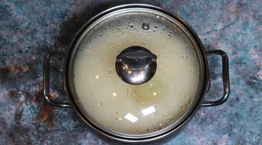 Длиннозерный припущенный рис: шаг 4