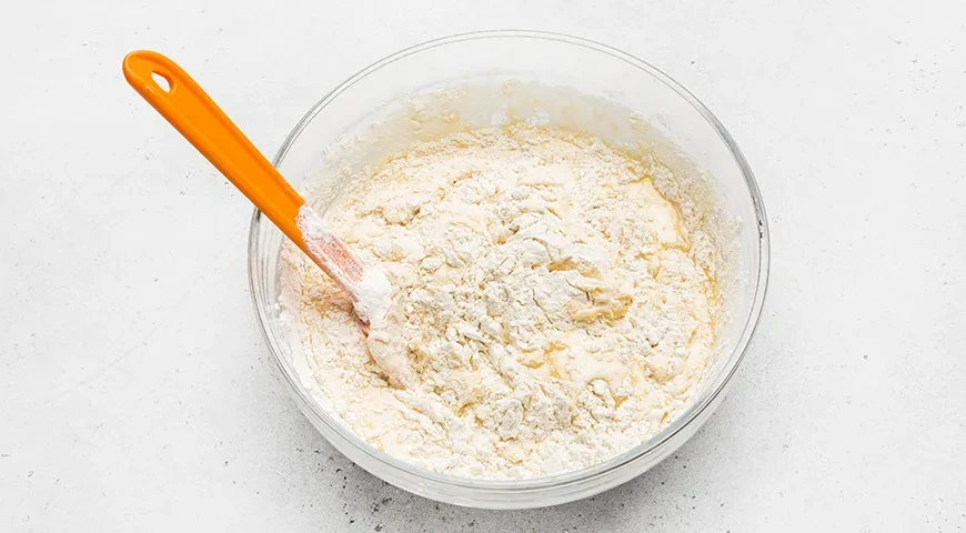 Домашнее мягкое печенье с яблоками: шаг 4