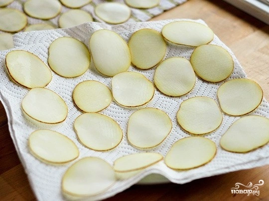 Шаг 4: Домашние чипсы в микроволновке