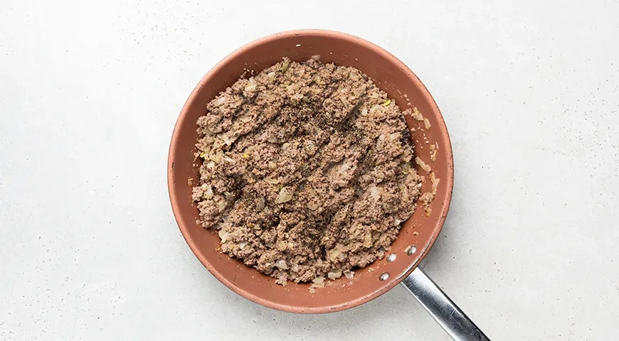 Фарш из вареного мяса: шаг 4