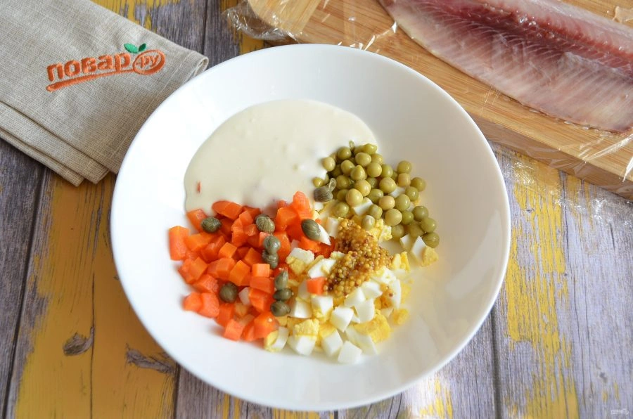 Шаг 4: Фаршированная сельдь