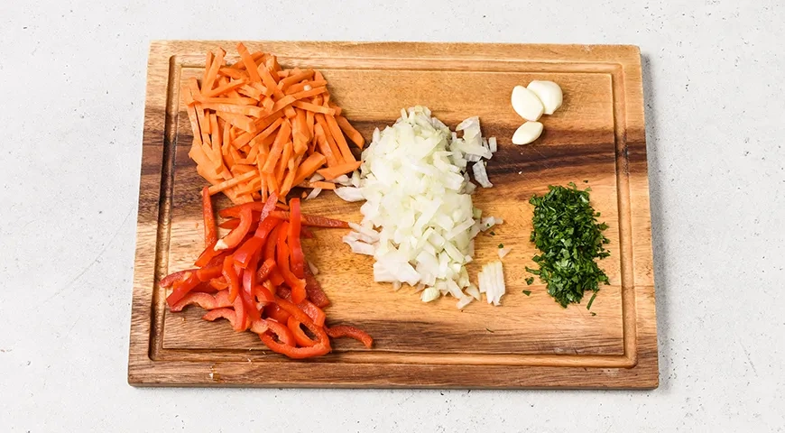 Фасоль с овощами в томатном соусе: шаг 4