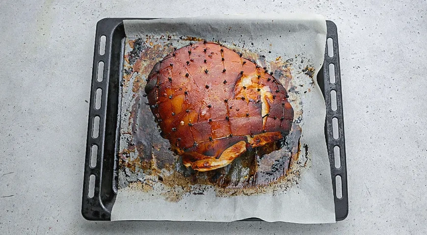 Глазированный окорок с ананасовой сальсой: шаг 4