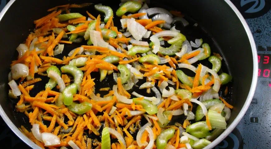 Гороховый суп Палитра осени: шаг 4