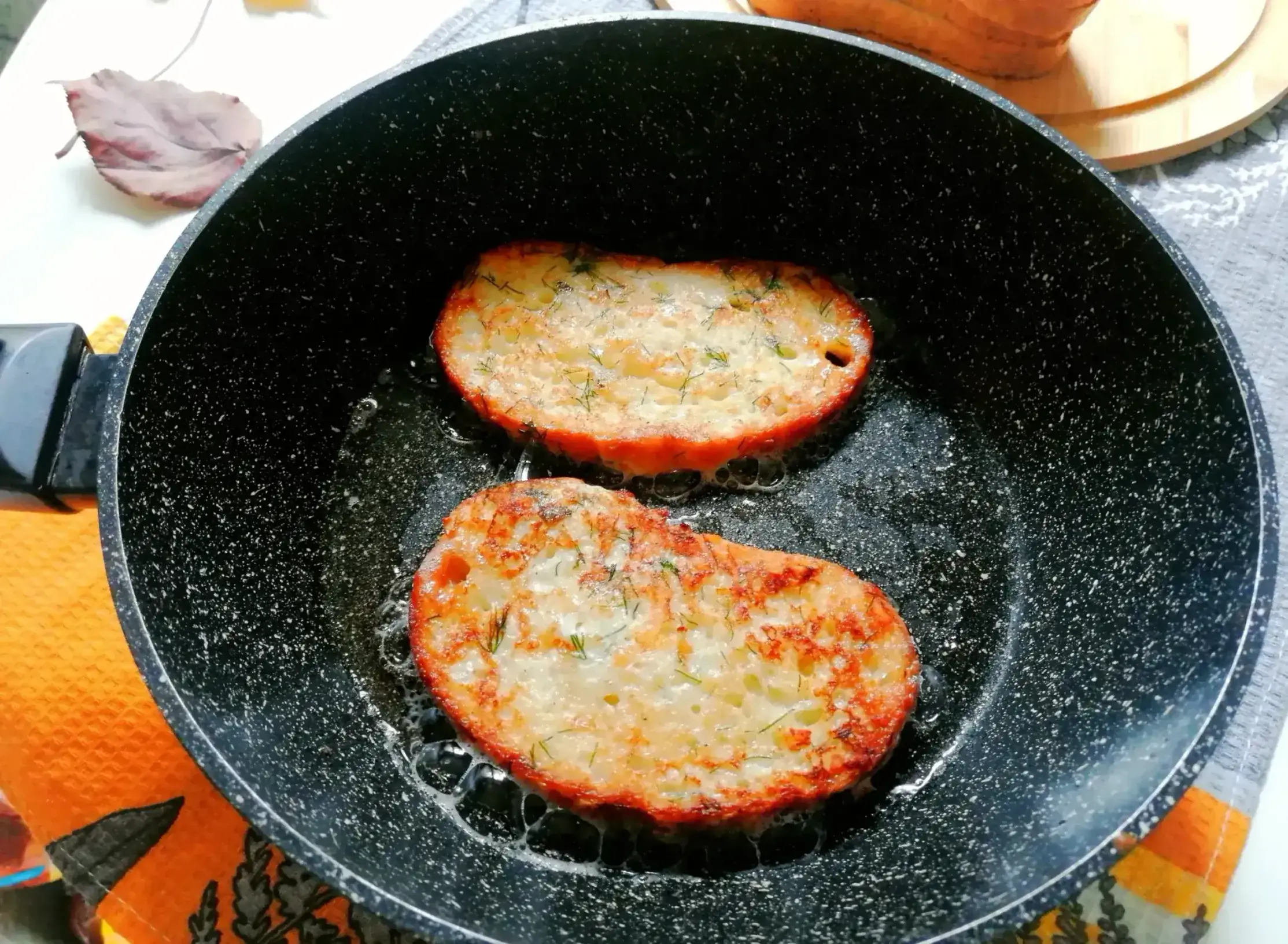 Гренки с сыром: шаг 4