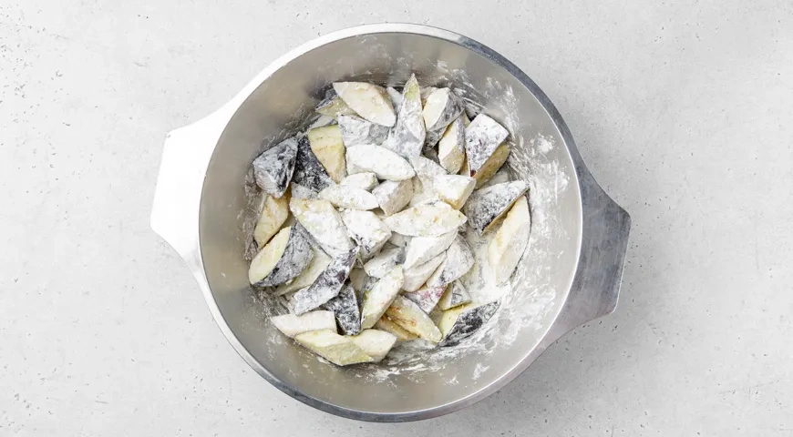 Хрустящие баклажаны в кисло-сладком соусе: шаг 4