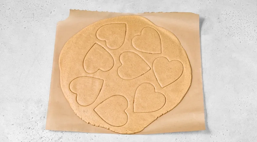 Имбирное печенье «Сердечки»: шаг 4