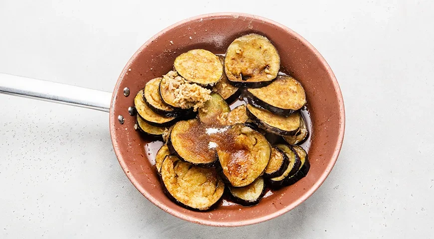 Карамелизированные баклажаны: шаг 4