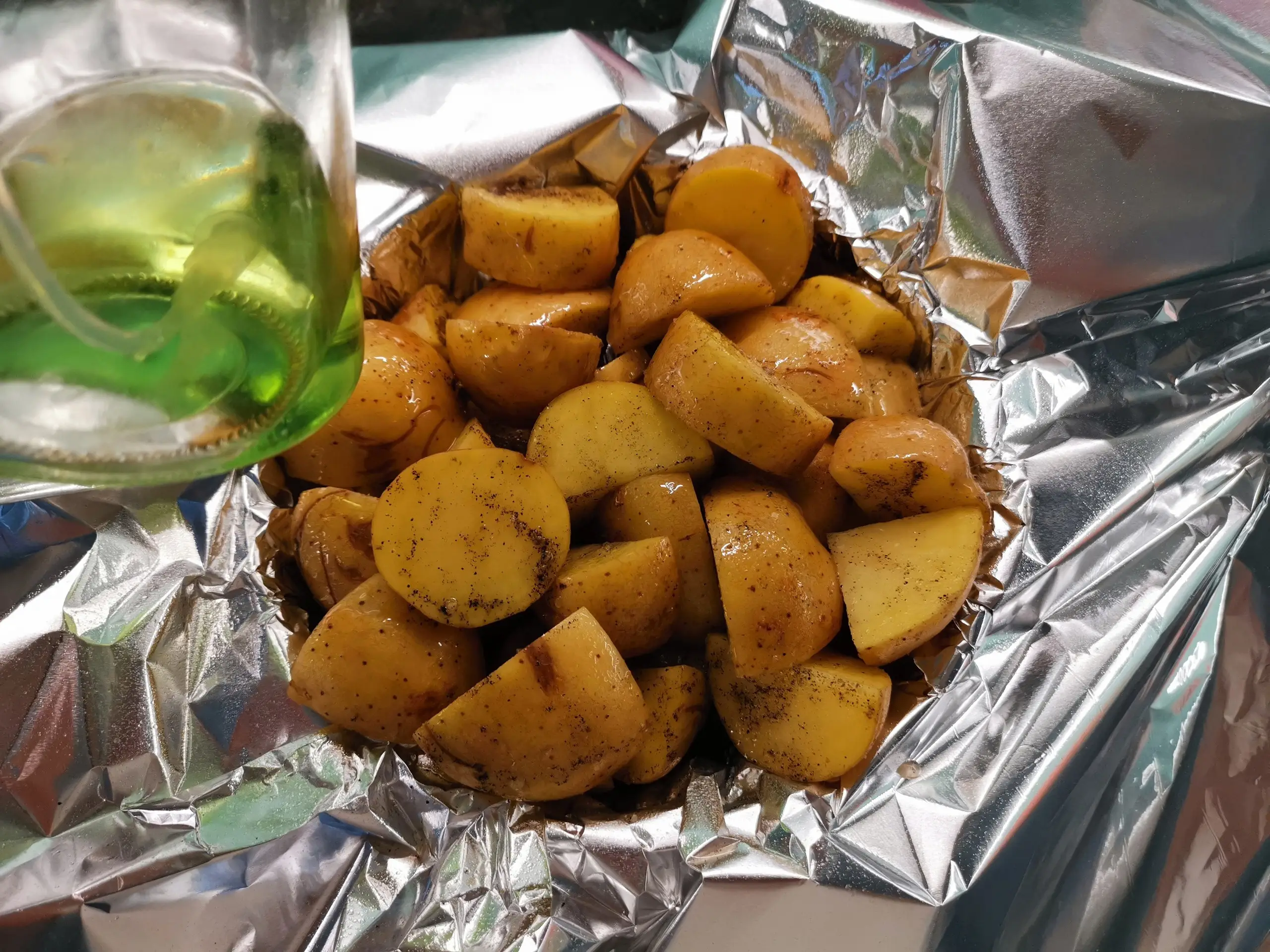 Шаг 4: Картофель, запеченный в фольге