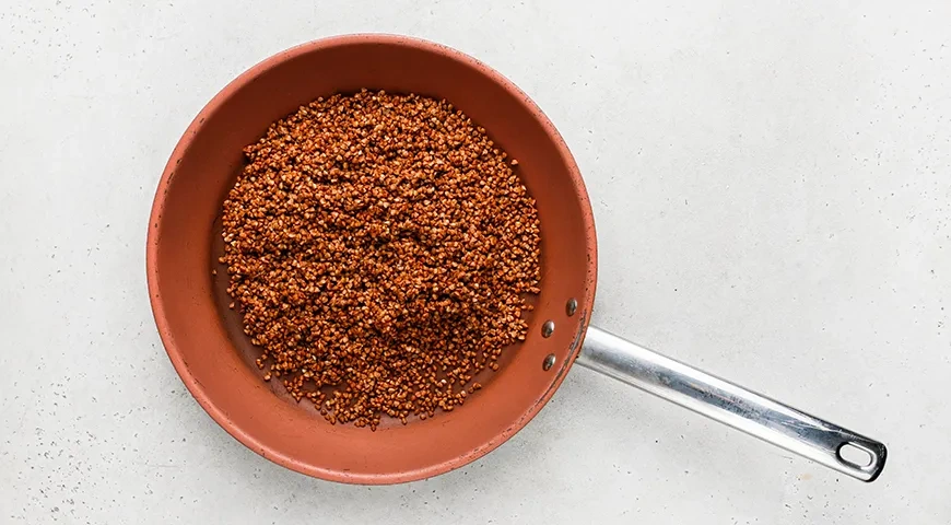 Каша гурьевская из гречневой крупы: шаг 4