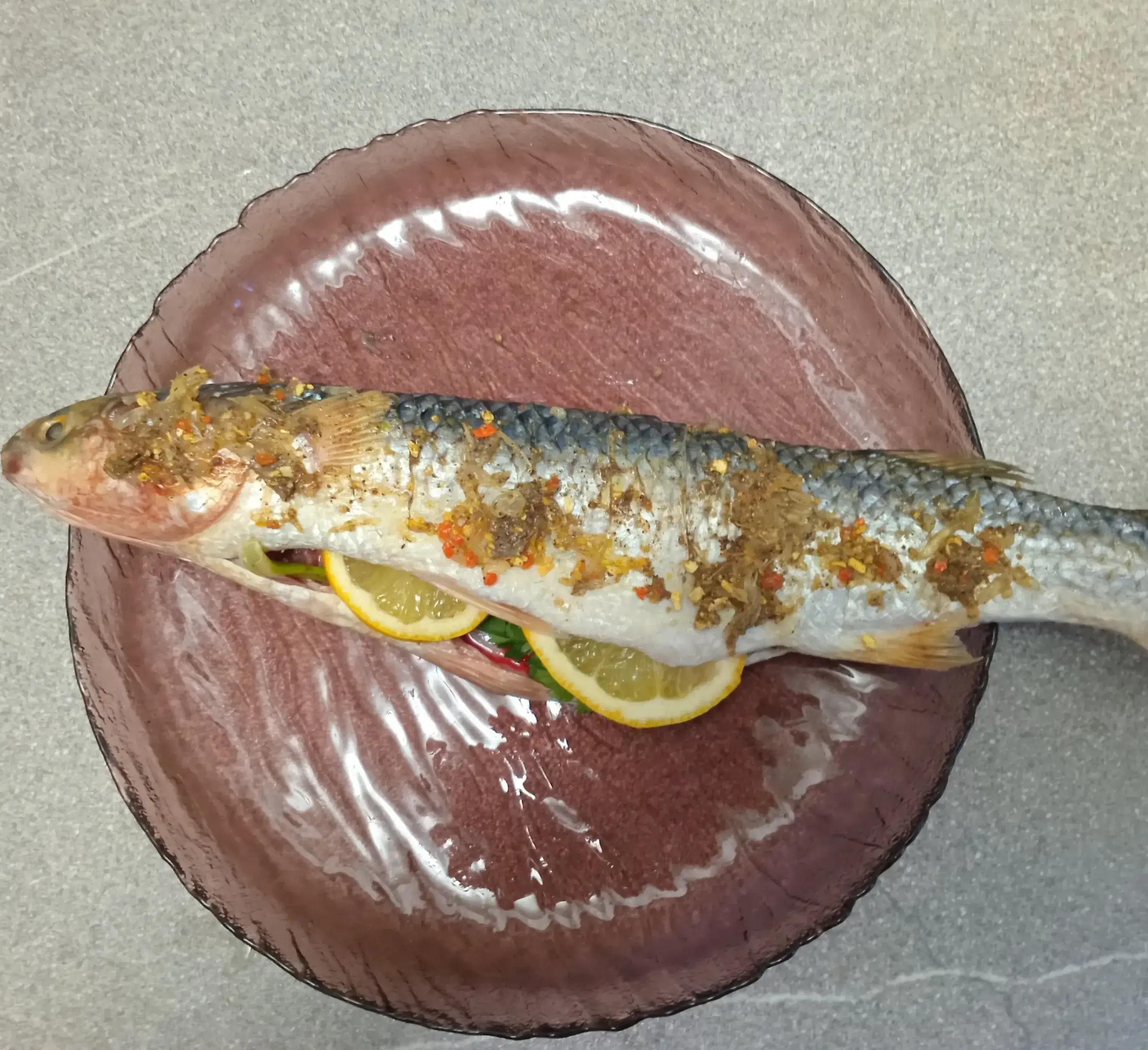 Кефаль запечённая с лимоном: шаг 4