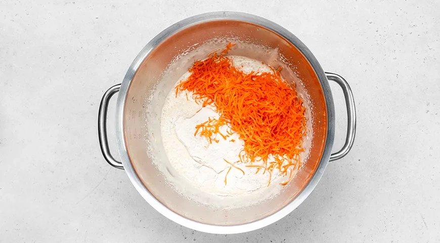 Кекс с морковью: шаг 4
