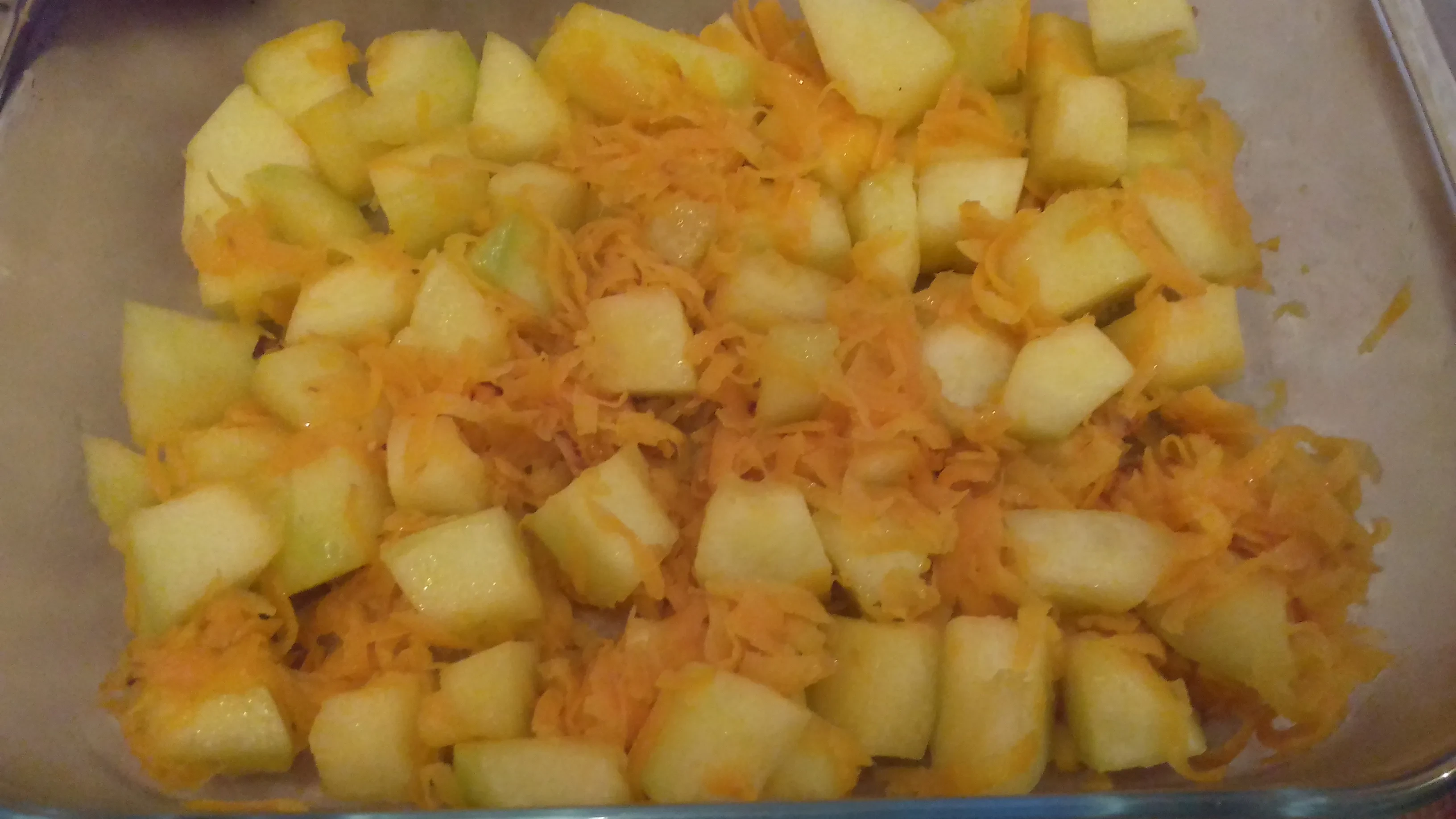 Крамбл с овощами и индейкой: шаг 4