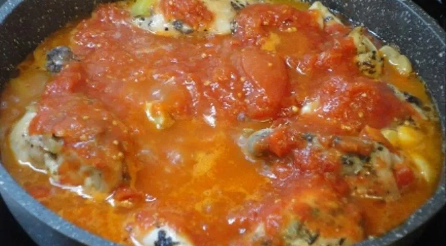 Курица алла каччаторе: шаг 4