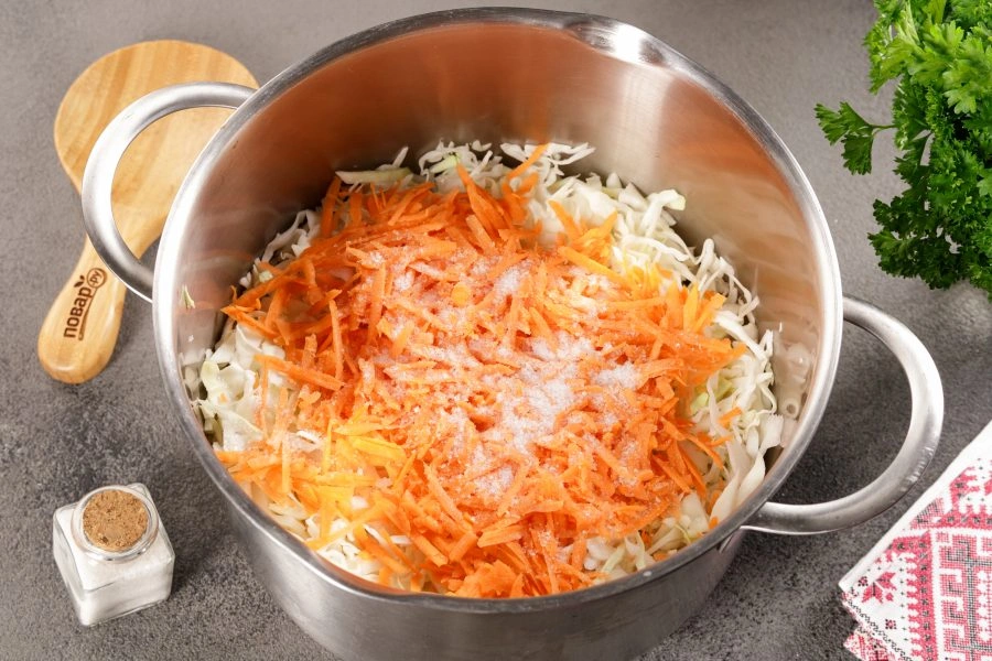 Шаг 4: Квашеная капуста