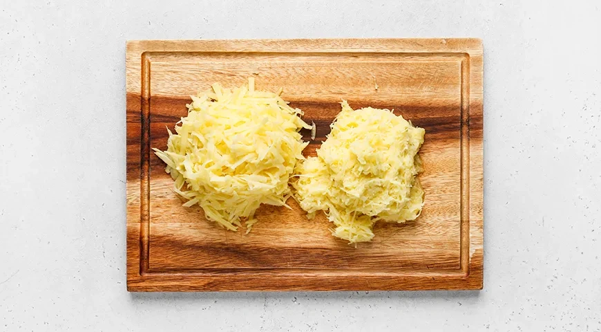 Ландорики (картофельные оладьи с мясом): шаг 4