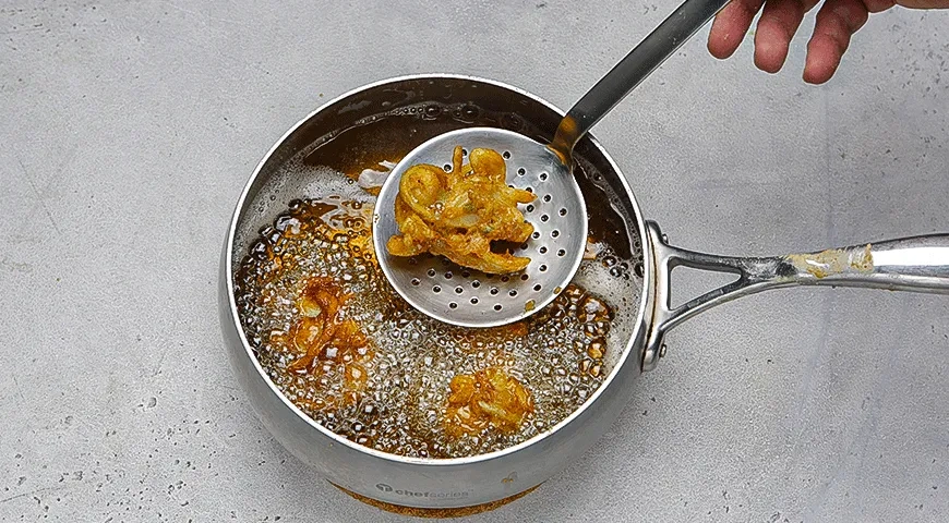 Луковые оладьи Бхаджи (Bhaji): шаг 4