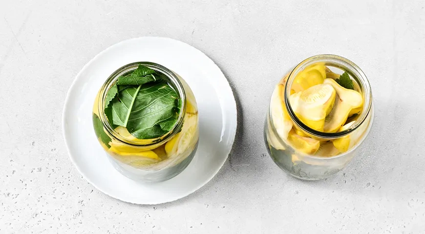 Маринованные патиссоны без стерилизации: шаг 4