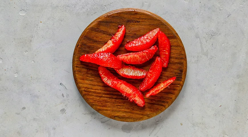 Марокканский салат из перца с апельсинами: шаг 4