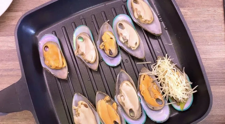 Мидии в створках запеченные в духовке: шаг 4