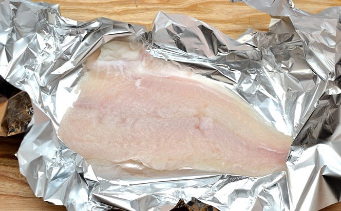 Шаг 4: Минтай в духовке