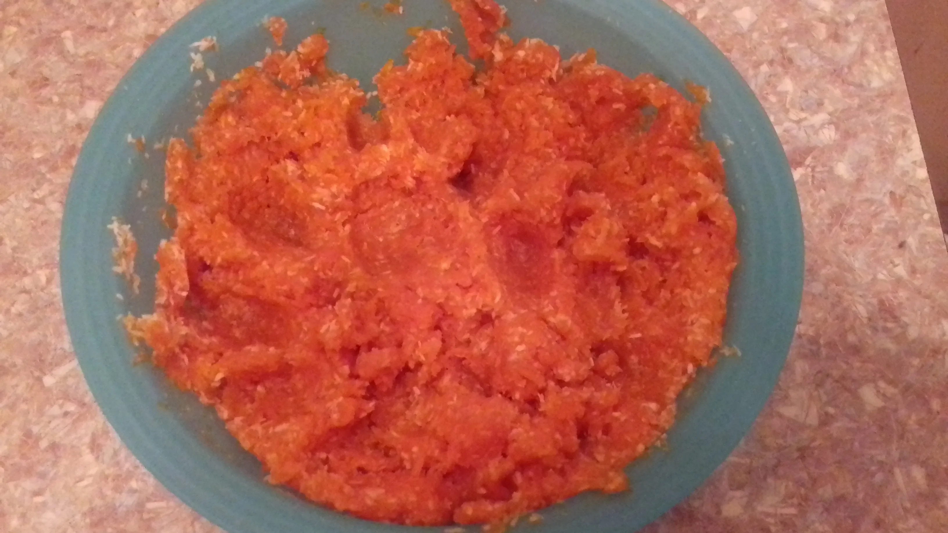 Морковно-кокосовые конфетки: шаг 4