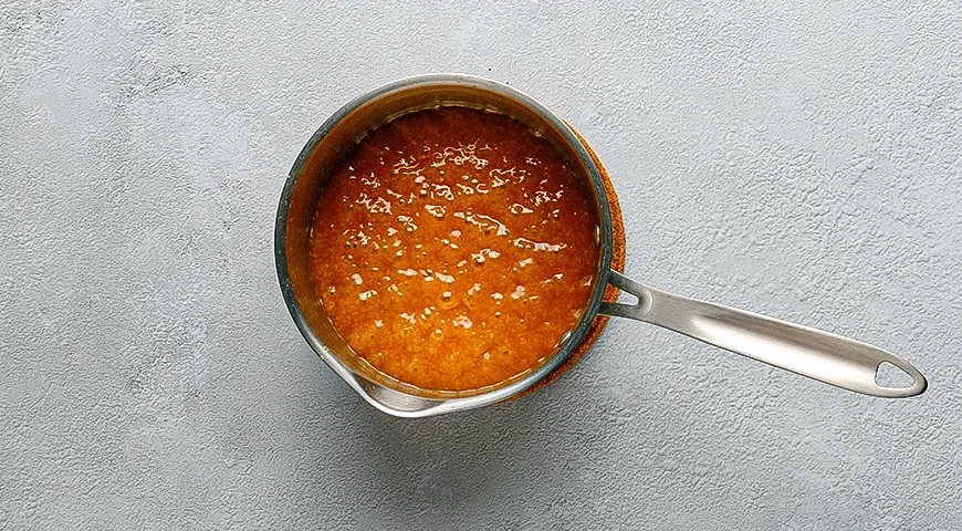 Мороженое с домашней карамелью: шаг 4