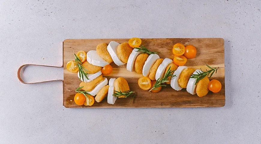 Наггетсы с моцареллой и помидорами черри: шаг 4