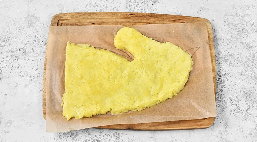 Новогодний салат «Лошадь»: шаг 4