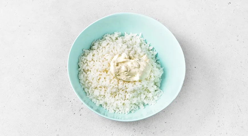 Новогодний салат «Подкова на счастье»: шаг 4