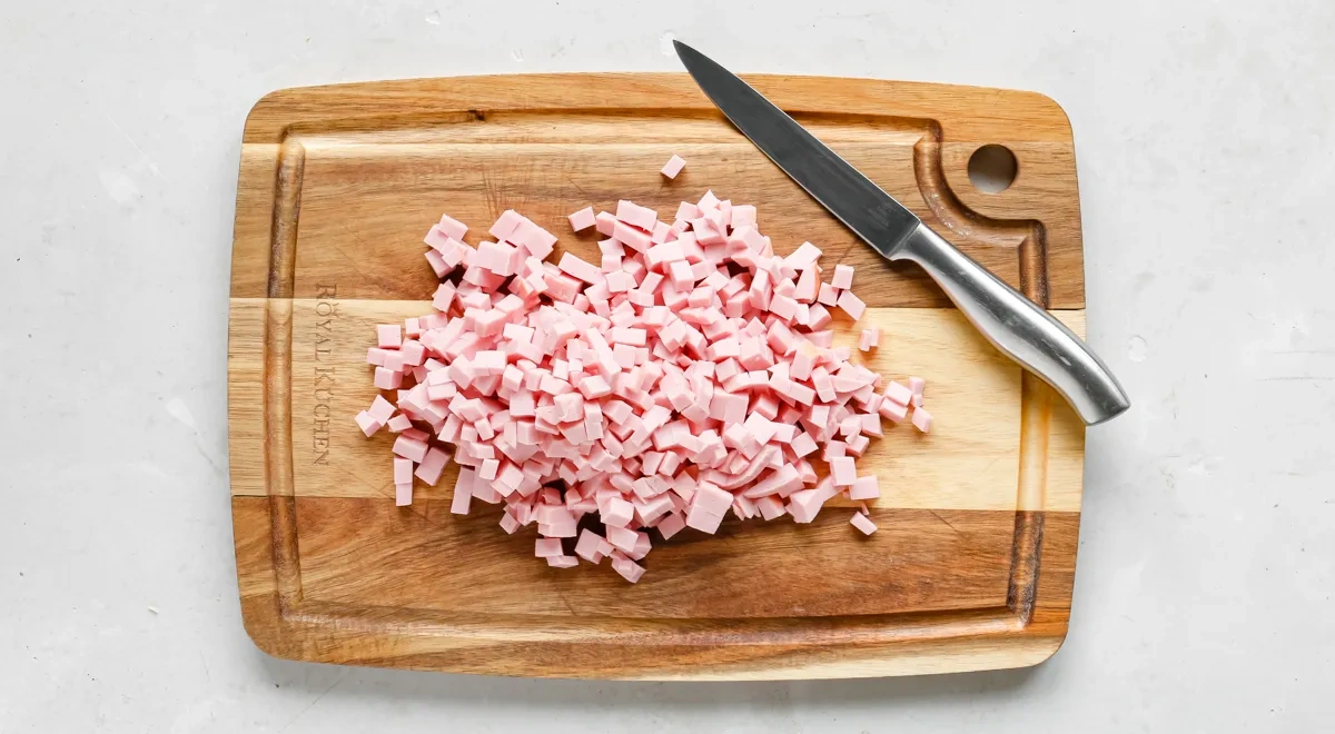 Окрошка на майонезе: шаг 4