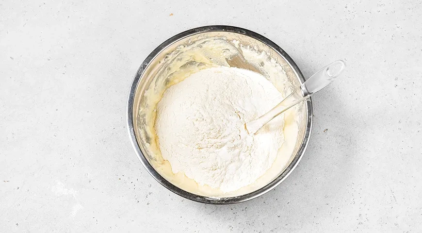 Оладьи из творога: шаг 4