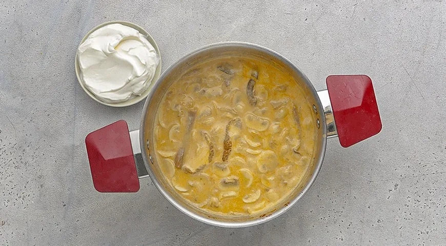 Острый крем-суп из шампиньонов: шаг 4