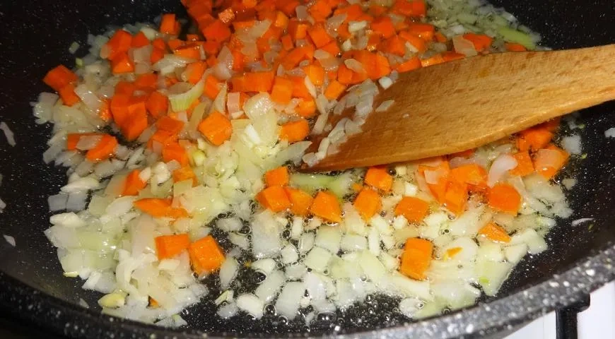 Овощная лазанья с соусом бешамель: шаг 4