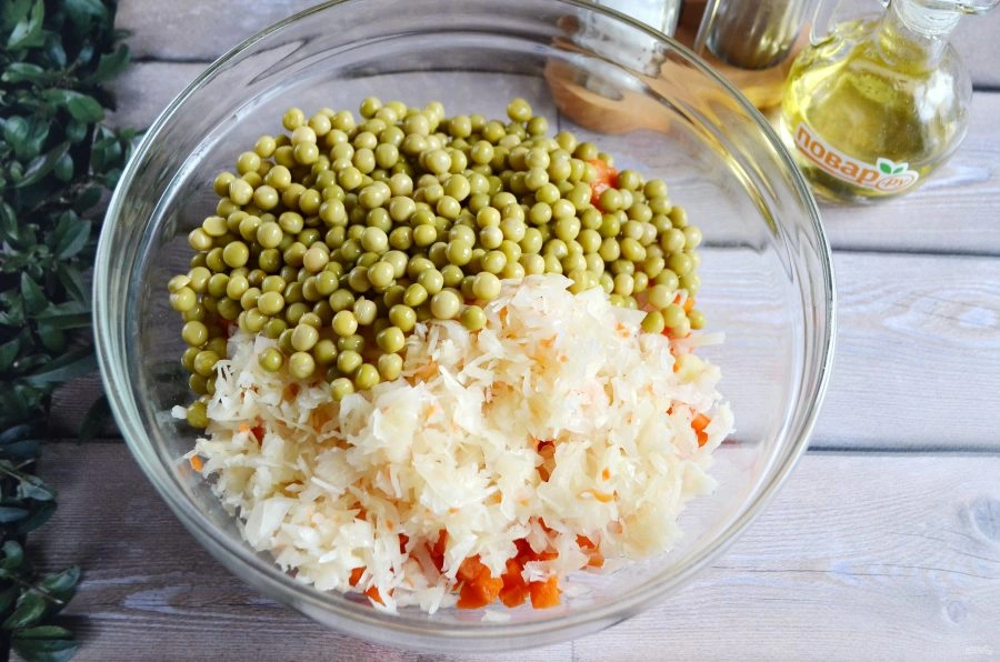 Шаг 4: Овощной винегрет