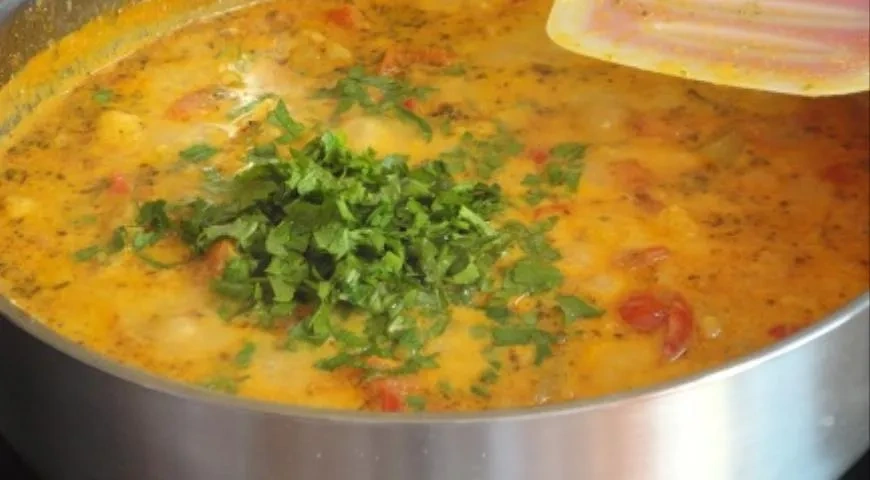 Овощная корма (Vegetable Korma): шаг 4