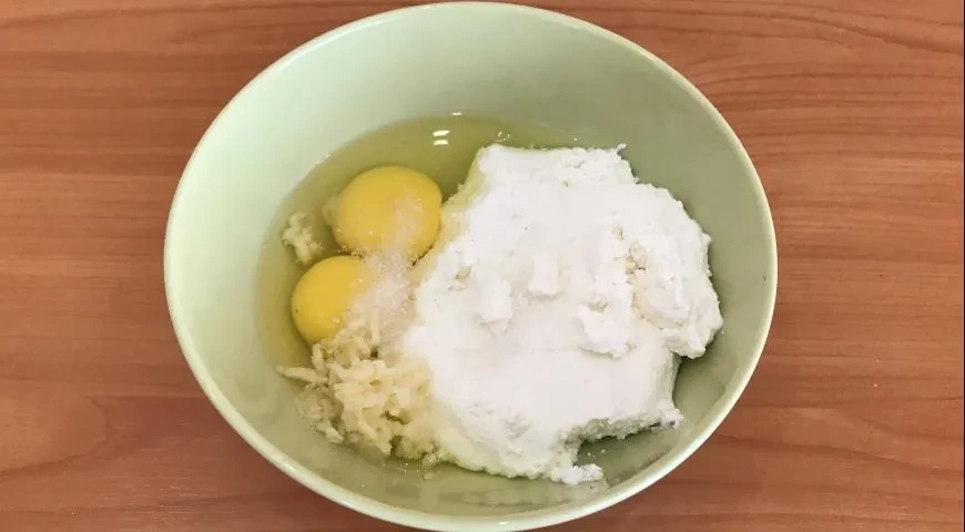 Овощная запеканка с творогом: шаг 4