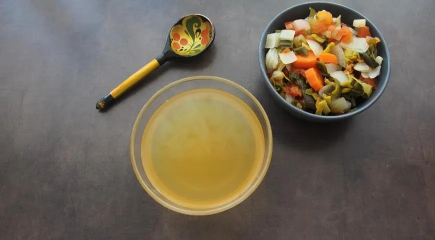 Овощной бульон для заморозки: шаг 4