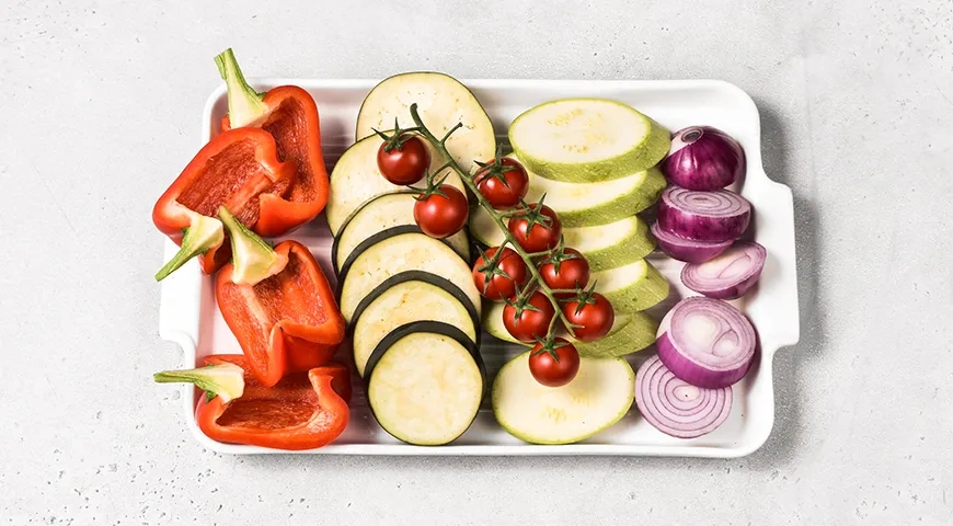 Овощи на электрогриле: шаг 4